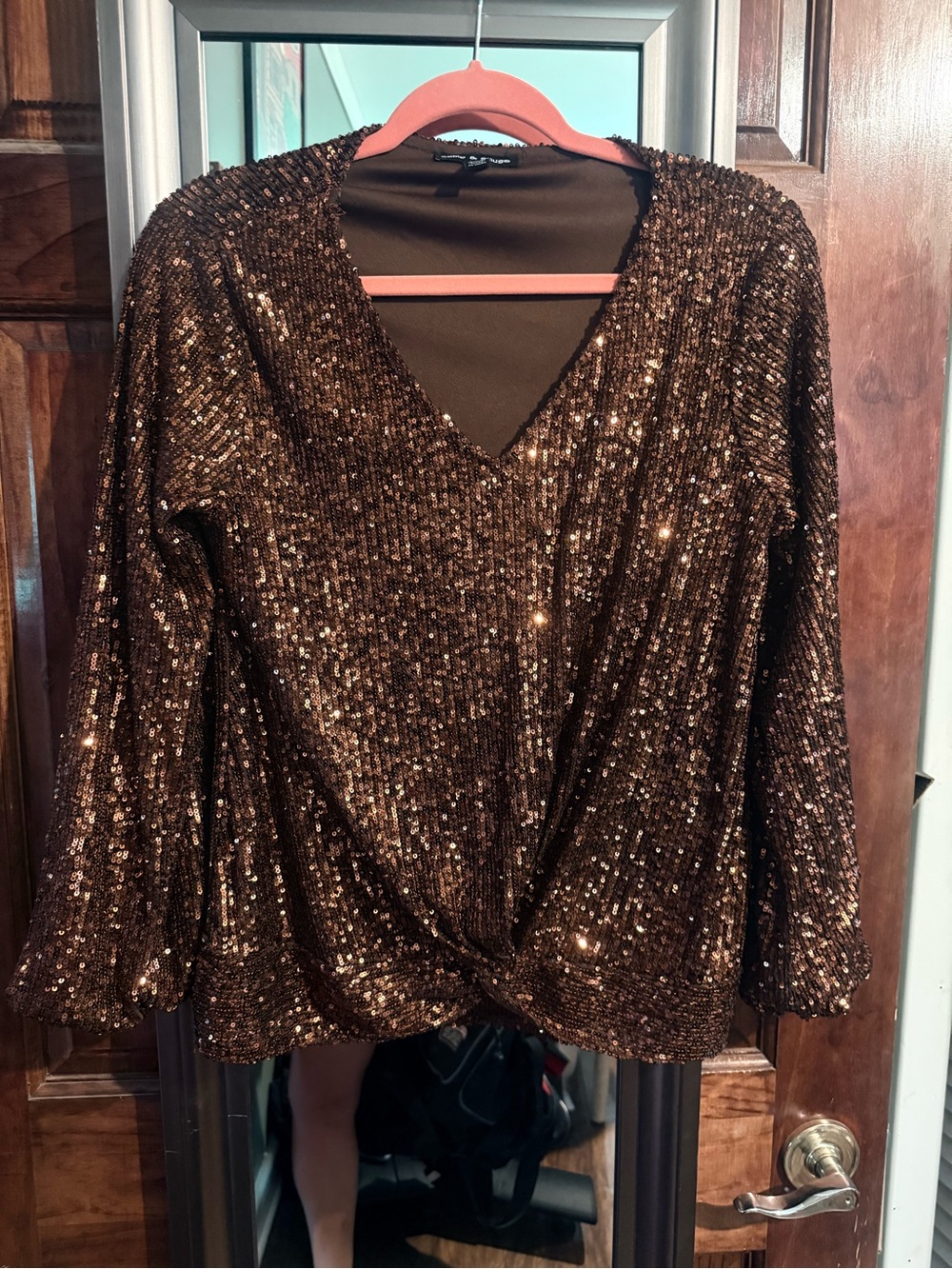Sequin top